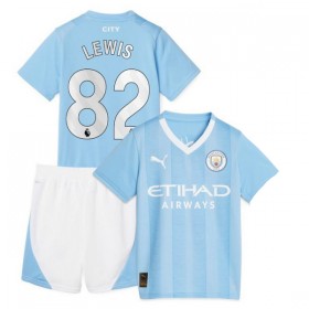 Camisolas Manchester City 2023-24 Lewis 82 Criança 1º Equipamento Principal Manga Curta